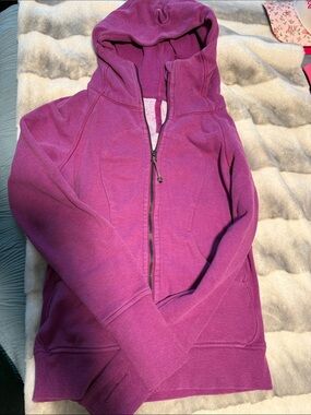 Vintage Plum Purple lululemon Full Zip Scuba size 4